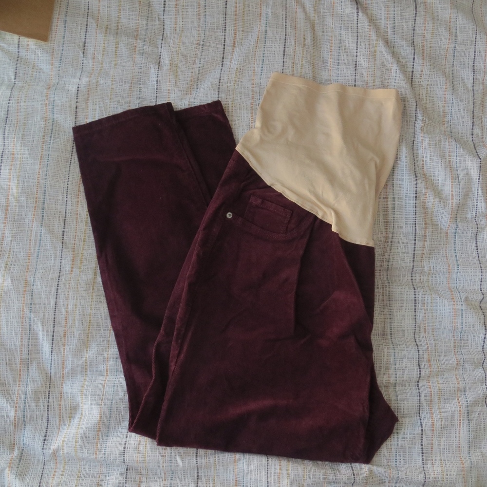 Old Navy Maternity Full-Panel Corduroy Pants